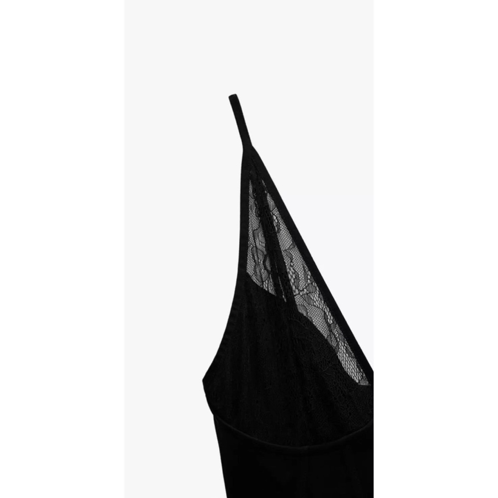 NWT Zara Mini Deep V Slip Dress - Size Medium - Picture 9 of 17